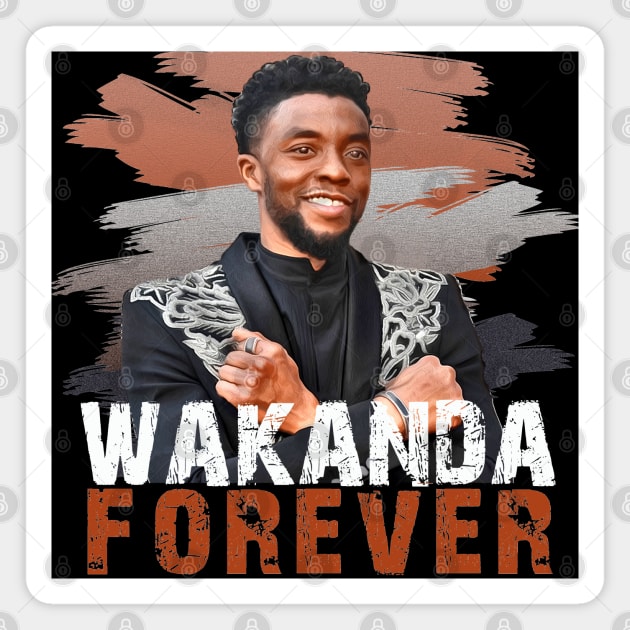 Wakanda Forever Magnet by Sofiia Golovina